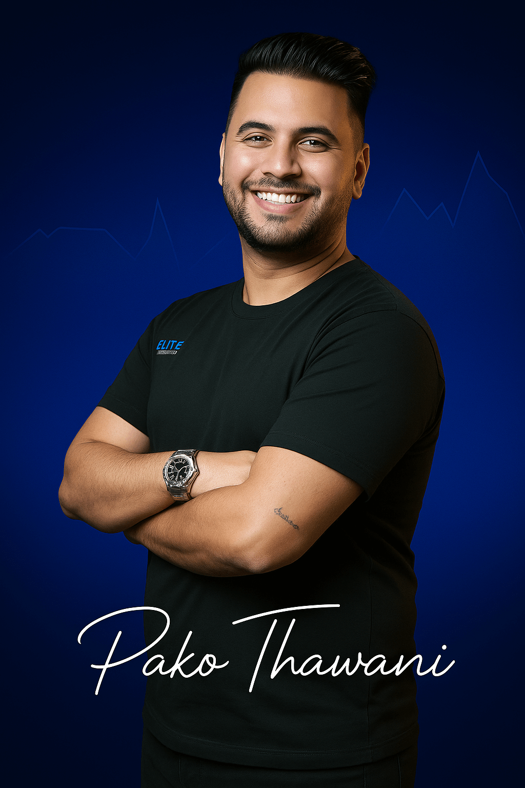 Foto de Pako Thawani, creador del Master Élite del Trading